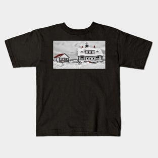 Portland Head Light Kids T-Shirt